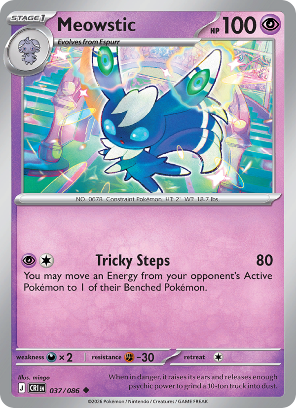 Meowstic - 037/086 - Chaos Rising (me04)