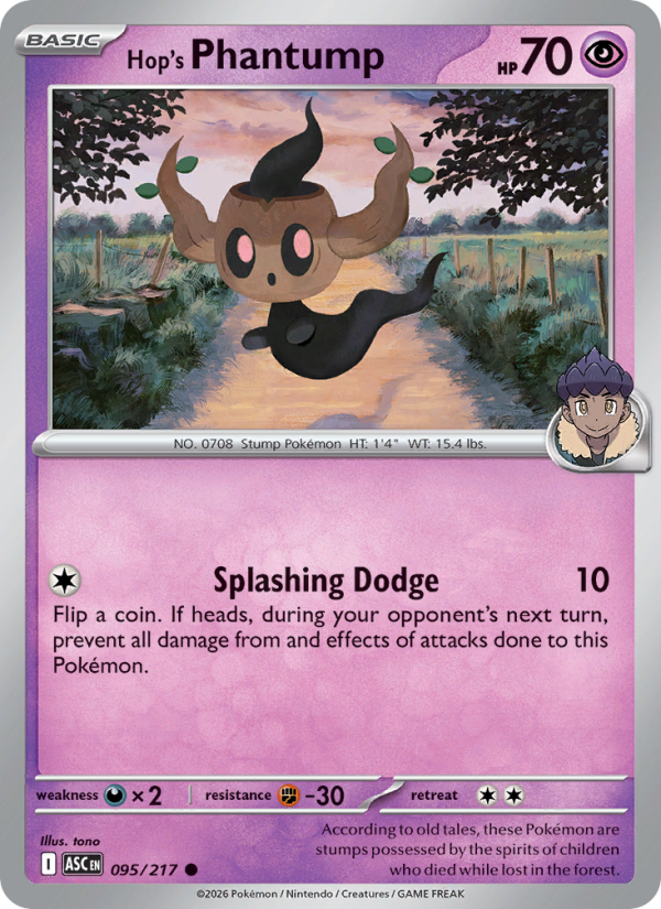 Hop's Phantump - 095/217 - Ascended Heroes (me02.5)