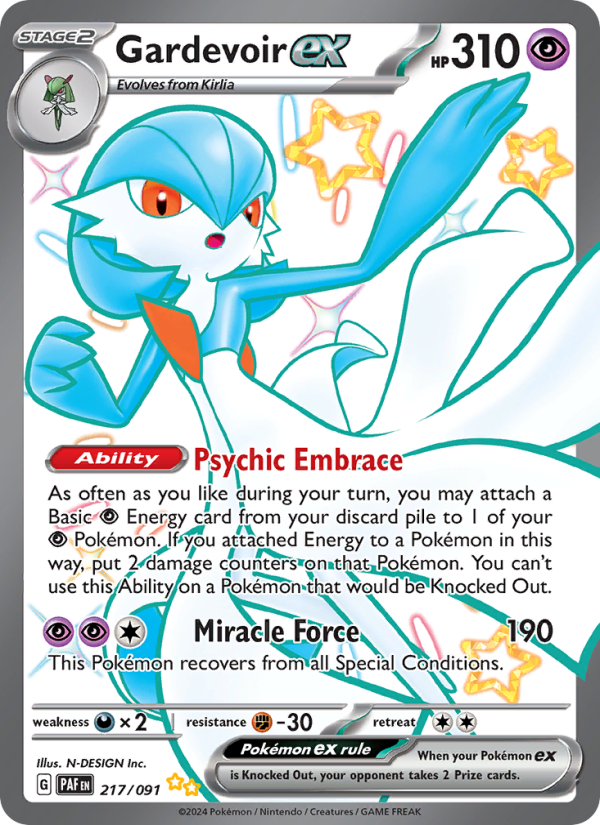 Gardevoir ex - 217/091 - Paldean Fates (sv04.5)