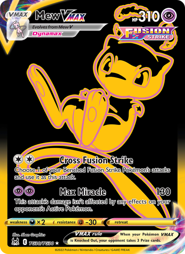 Mew VMAX - 030/196 - Lost Origin (swsh11)
