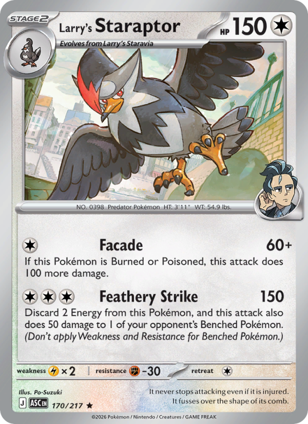 Larry's Staraptor - 170/217 - Ascended Heroes (me02.5)