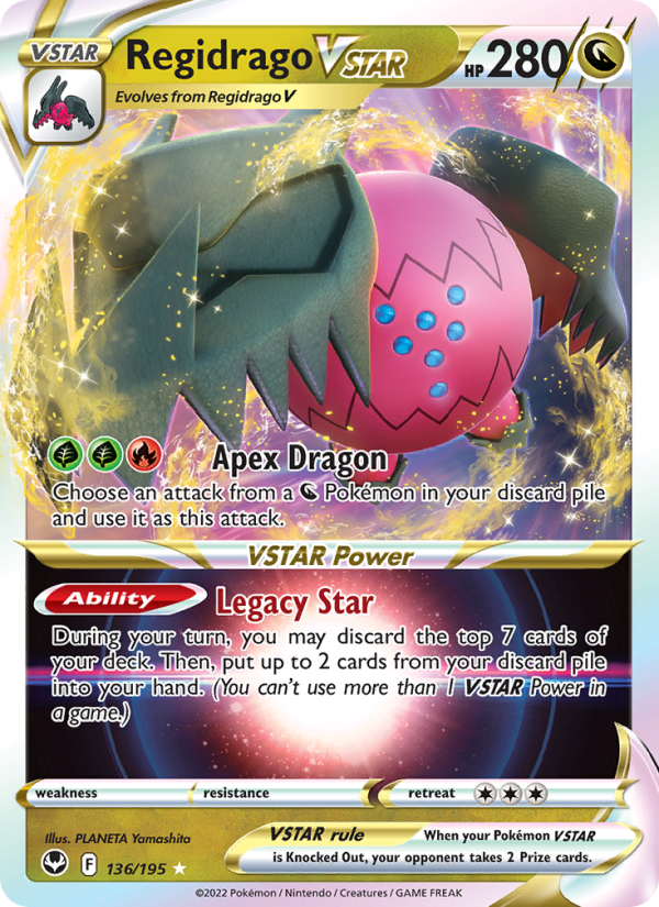 Regidrago VSTAR - 136/195 - Silver Tempest (swsh12)