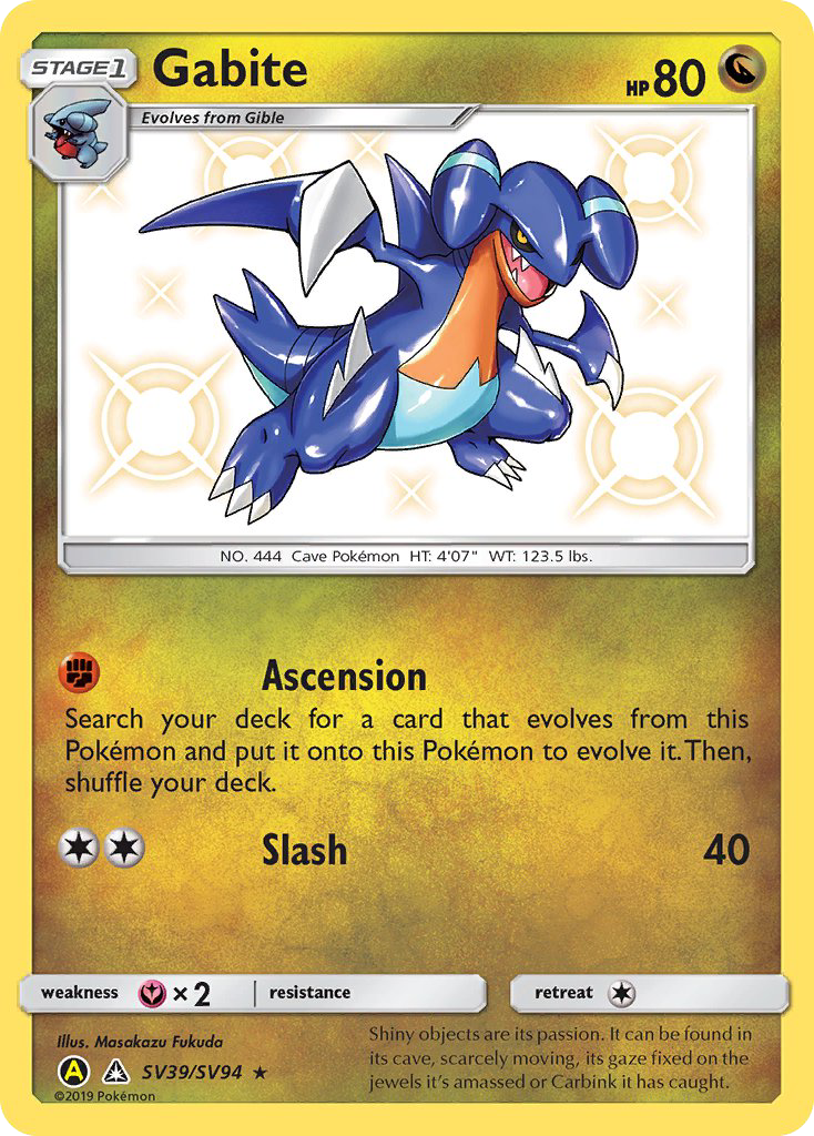 Gabite - 039/094 - Hidden Fates Shiny Vault (sma)