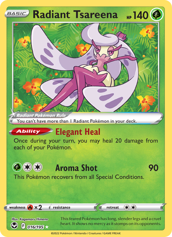 Radiant Tsareena - 016/195 - Silver Tempest (swsh12)