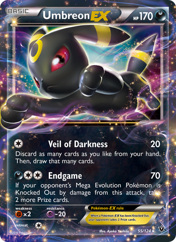 Umbreon EX - 055/124 - Fates Collide (xy10)