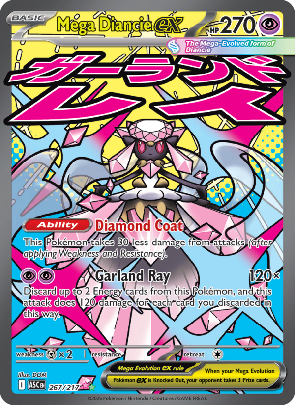 Mega Diancie ex - 267/217 - Ascended Heroes (me02.5)