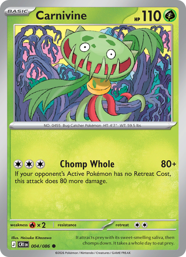 Carnivine - 004/086 - Chaos Rising (me04)