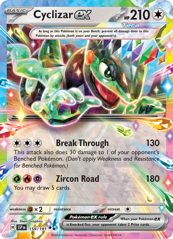 Cyclizar ex - 159/191 - Surging Sparks (sv08)