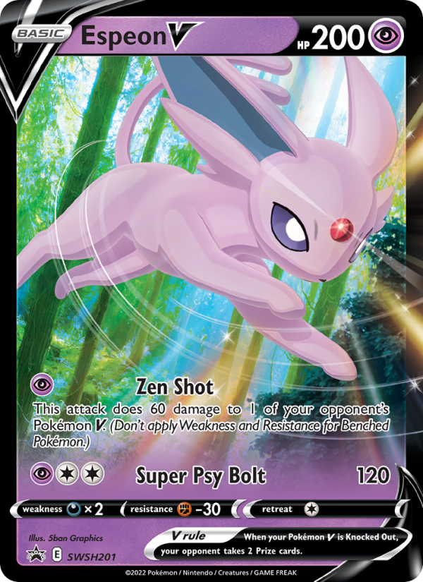 Espeon V - 201/107 - SWSH Black Star Promos (swshp)