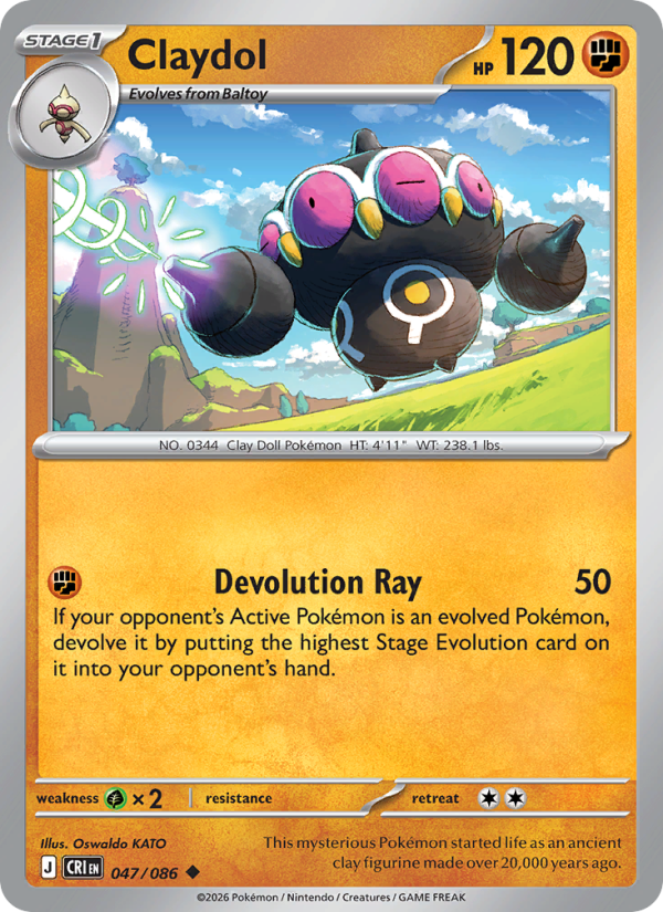 Claydol - 047/086 - Chaos Rising (me04)