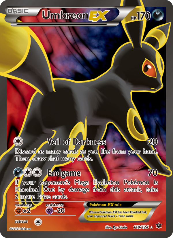 Umbreon EX - 119/124 - Fates Collide (xy10)