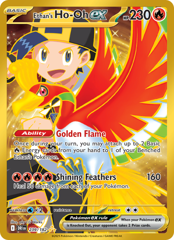 Ethan's Ho-Oh ex - 239/182 - Destined Rivals (sv10)