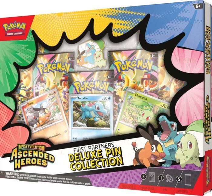 Pokémon: Mega Evolution—Ascended Heroes First Partners Deluxe Pin Collection