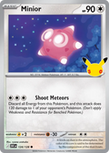 Minior - 124/128 - Mega Evolution: 30th Celebration (30C) Pokémon card
