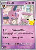 Espeon - 069/128 - Mega Evolution: 30th Celebration (30C) Pokémon card