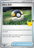 Ultra Ball - 128/128 - Mega Evolution: 30th Celebration (30C) Pokémon card