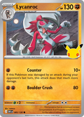 Lycanroc - 085/128 - Mega Evolution: 30th Celebration (30C) Pokémon card