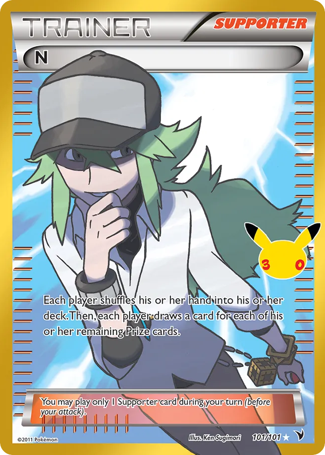 N - 101/101 - Mega Evolution: 30th Celebration Classic Collection (30C-CC) Pokémon card