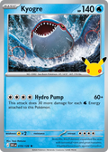 Kyogre - 019/128 - Mega Evolution: 30th Celebration (30C) Pokémon card