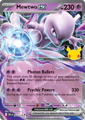 Mewtwo ex - 064/128 - Mega Evolution: 30th Celebration (30C) Pokémon card