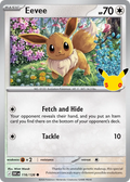 Eevee - 116/128 - Mega Evolution: 30th Celebration (30C) Pokémon card