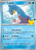 Lapras - 017/128 - Mega Evolution: 30th Celebration (30C) Pokémon card