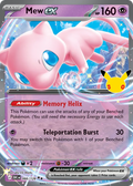 Mew ex - 066/128 - Mega Evolution: 30th Celebration (30C) Pokémon card