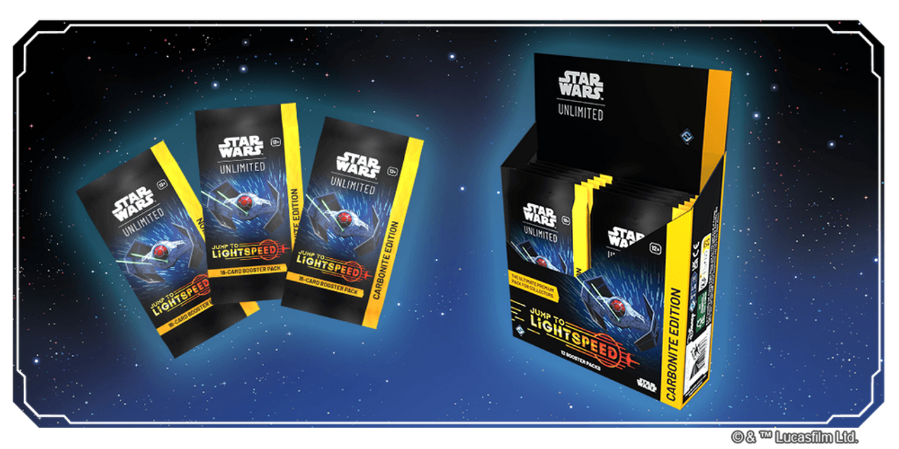 Star Wars: Unlimited - Jump to Lightspeed Carbonite Booster(Single Pack)