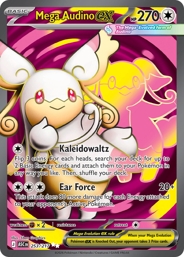 Mega Audino ex - 253/217 - Ascended Heroes (ASC)