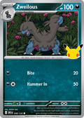 Zweilous - 098/128 - Mega Evolution: 30th Celebration (30C) Pokémon card