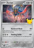 Zacian - 106/128 - Mega Evolution: 30th Celebration (30C) Pokémon card