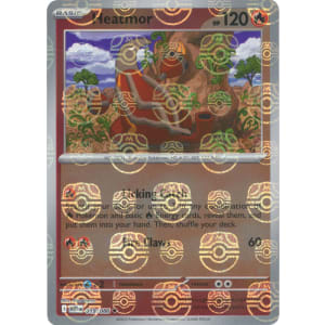 Heatmor - 019/086 - SV: White Flare (WHT) (Master Ball Pattern)