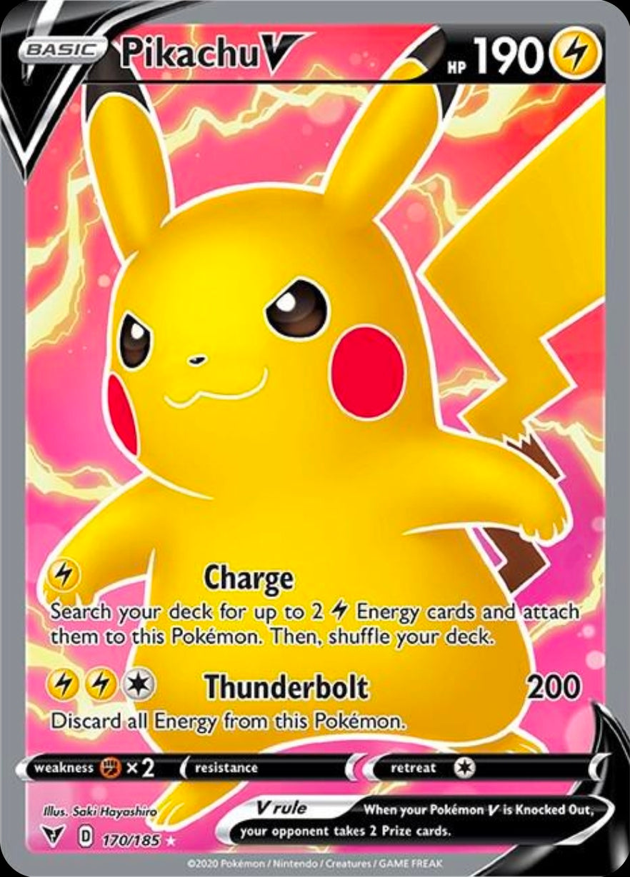Pikachu V - 170/185 - Vivid Voltage